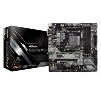 ASROCK B450M-PRO4 DDR4 SATA3 M2 PCIe NVME HDMI DVI PCIe 16X v3.0 AM4 mATX