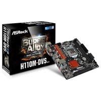 ASROCK INTEL H110M-DVS R3 H110 DDR4 2400 DVI / DP GLAN 1151P-7 m.2 USB 3.1 mATX