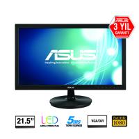 ASUS 21.5 VS228NE 5Ms D-SUB DVI Full HD Led Monitör Siyah