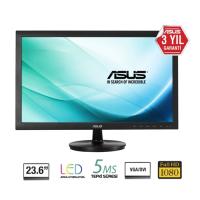 ASUS 23.6 VS247HR 2Ms DVI HDMI Full HD Led Monitör Siyah