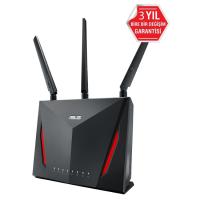 ASUS 2900mbps RT-AC2900 2.4ghz/5ghz 4port Gigabit Router 3x harici anten