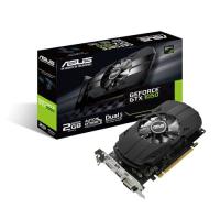 ASUS 2gb nVidia GTX1050 Phoenix PH-GTX1050-2G DDR5 128bit HDMI DVI DisplayPort 16X (PCIe 3.0) 75w 350w 7.0ghz