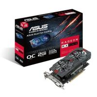 ASUS 2gb AMD RX560 OC Edition RX560-O2G DDR5 128bit HDMI DVI DisplayPort 16X (PCIe 3.0) 80w 350w 7.0ghz