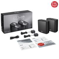 ASUS ZenWiFi AC CT8 (W-2-PK) 3000mbps AC3000 Dual Band EV Ofis Tipi Gaming Router 2 pk-İkili Paket