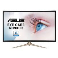 ASUS 31.5" IPS VA327H 4ms 60Hz 2x HDMI Multimedya Curved Monitör Siyah Gold Vesa 1920x1080