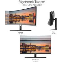 Asus 34 PA34VC IPS Curved 5ms Monitör Siyah