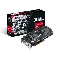 ASUS 4gb AMD RX580 Dual OC Edition RX580-O4G DDR5 256bit 2x HDMI DVI 2x DisplayPort 16X (PCIe 3.0) 185w 450w 7.0ghz