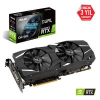 ASUS 6GB RTX2060 DUAL-RTX2060-O6G GDDR6 256 Bit DX12 PCIE 3.0 x16