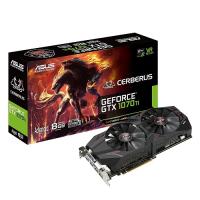 ASUS 8gb nVidia GTX1070TI Cerberus GTX1070TI-A8G DDR5 256bit 2x HDMI DVI 2x DisplayPort 16X (PCIe 3.0) 180w 500w 8.0ghz