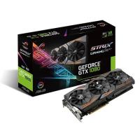 ASUS 8gb GTX1080 Rog Strix Gaming GTX1080-A8G DDR5 256bit 2x HDMI DVI 2x DisplayPort 16X (PCIe 3.0) 250w 550w 10.1ghz 12