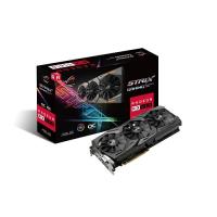 ASUS 8gb AMD RX580 Rog Strix Gaming OC RX580-O8G DDR5 256bit 2x HDMI DVI 2x DisplayPort 16X (PCIe 3.0) 185w 450w 8.0ghz