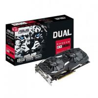 ASUS 8gb AMD RX580 Dual RX580-8G DDR5 256bit 2x HDMI DVI 2x DisplayPort 16X (PCIe 3.0) 185w 450w 8.0ghz