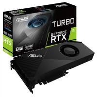 ASUS 8gb RTX2080 Turbo RTX2080-8G GDDR6 256bit HDMI Type-C 3x DisplayPort 16X (PCIe 3.0) 185w 550w 14.0ghz