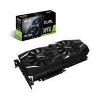 ASUS 8gb RTX2080 Dual RTX2080-O8G GDDR6 256bit HDMI Type-C 3x DisplayPort 16X (PCIe 3.0) 185w 550w 14.0ghz
