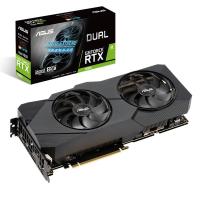 ASUS 8gb RTX2080 Dual RTX2080-A8G-EVO GDDR6 256bit HDMI Type-C 3x DisplayPort 16X (PCIe 3.0) 185w 550w 14.0ghz