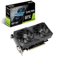 ASUS 8gb RTX2070 Dual RTX2070-O8G-MINI GDDR6 256bit HDMI DVI DisplayPort 16X (PCIe 3.0) 195w 550w 14.0ghz