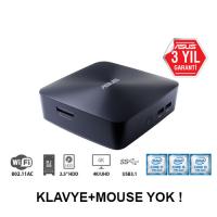 ASUS BAREBONE UN65U BM008M i3-7100U 3.90 GHz RAM YOK HDD YOK Dos (HDMI-DP) Mini PC (KLAVYE+MOUSE YOK !)