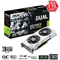 Asus DUAL-GTX1060-O3G 3GB 192Bit GDDR5