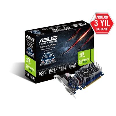 Asus GeForce GT 730 2GB Vga Dvi Hdmi GD5 64Bit