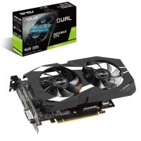 ASUS GTX1660TI Dual GTX1660TI-6G GDDR6 192bit 2x HDMI DVI DisplayPort 16X (PCIe 3.0) 130w 450w 12.0ghz