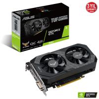 ASUS GTX1650 4GB TUF GTX1650-O4GD6-GAMING GDDR6 128bit HDMI DVI DP PCIe 16X v3.0