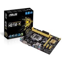 ASUS INTEL H81M-K H81 DDR3 1600 VGA GLAN 16x 1150p