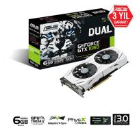 ASUS Nvidia 6GB GTX1060 DUAL 6G GDDR5 192 Bit DUAL-GTX1060-6G 2XHDMI DVI-D 2xDP