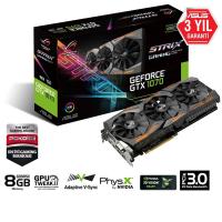 ASUS Nvidia 8GB GTX1070 STRIX GAMING GDDR5 256 Bit STRIX-GTX1070-8G DVI-D HDCP