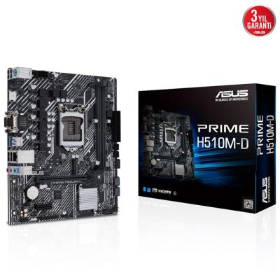 Asus Prime H510M-D 1200P Vga Hdmi Usb3.2