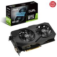 ASUS RTX2070 8GB DUAL RTX2070-8G-EVO-V2 GDDR6 256bit HDMI DVI DP PCIe 16X v3.0