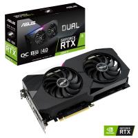 ASUS RTX3060TI 8GB DUAL RTX3060TI-O8G GDDR6 256bit HDMI DP PCIe 16X v4.0