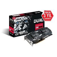 Asus RX580 8GB Dual OC GDDR5 256Bit 2Hdmi 2Dp KUTUSUZ