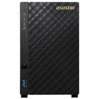 ASUSTOR 2x AS1002T v2 Marvell DC 1.6ghz 512mb Glan USB 3.0 Raid Nas Server (Disksiz) (16tb Kapasite) 2x IP Kamera Desteğ