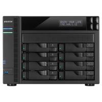 ASUSTOR 8x AS-6208T Celeron QC 1.6ghz 4gb 4x Glan 2x eSATA USB 3.0 Raid Nas Server (Disksiz) (80tb Kapasite)