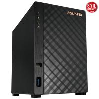ASUSTOR AS1102T REALTEK QC 1GB RAM 2-Diske kadar Destekli (DİSKSİZ)