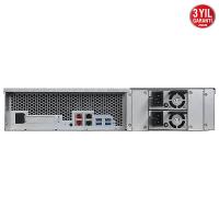 ASUSTOR AS6512RD ATOM C353812 QC 12 Disk'e Kadar Destekli  8GB DDR4 RAM Nas Server (Disksiz)