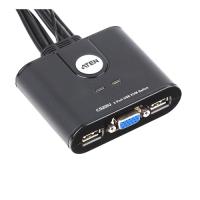 ATEN 2port USB CS22U-A7 2x 15pin DSub 2048x1536 KVM Switch
