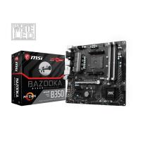 MSI AM4 B350 DDR4 B350M Bazooka O/B Vga GLan Raid DVI,HDMI 4x Sata3 1x M2 Sata 1x (PCIe 3.0) mATX