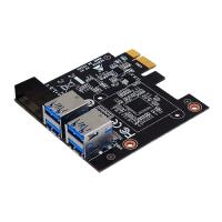 BIOSTAR DCBTC2 R01 v1.0 PCI Express (PCIe) 4port USB 3.0 Mining Kart