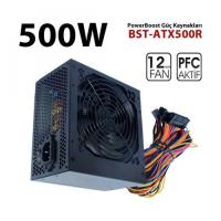 BOOST BST-ATX500R 500W Atx Power Supply 12 Cm Kırmızı Fan Kutu + Kablolu