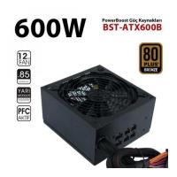 BOOST BST-ATX600B 600W 80+ Bronze Atx Power Supply 12 Cm Kırmızı Fan Kutu + Kablolu