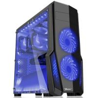 BOOST Deluxe Serisi VK-G1011S PSU Yok Mid Tower Gaming Kasa Usb 3.0 + 3x Fan