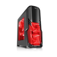 BOOST Royal VK-G1001S PSU Yok Mid Tower Gaming Kasa Siyah 3x120mm Led Fan + Usb3.0