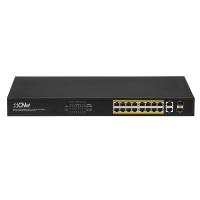 CNET 16port 250w FULL PoE CGS-1622SP GIGABIT 2X SFP Yönetilemez Switch RackMount