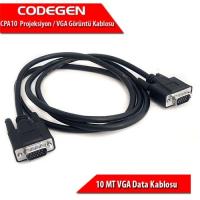 CODEGEN 10metre CPA10 15pin erkek VGA 15pin erkek VGA Görüntü Kablosu