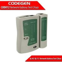 CODEGEN COD012 RJ12,RJ45 Kablo Test Aleti