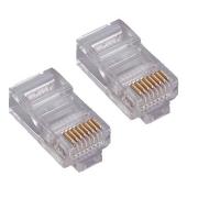COMPAXE Cat5 UTP CC-RJ45 RJ45 100lü paket Plastik Konnektör