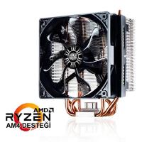 COOLER MASTER Hyper T4 RR-T4-18PK-R1 İntel + AMD Ryzen Bakır / Alüminyum Heat - Pipe 12 Cm Fan İşlemci Soğutucusu
