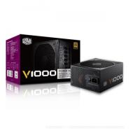 COOLERMASTER 1000w Vanguard V1000 RSA00-AFBAG1-EU 13,5cm Fan Aktif PFC 80+ Gold Power Supply (PSU) V2.31 8x (6+2pin) Sat