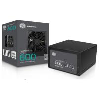 COOLERMASTER 600w MasterWatt Lite MPX-6001-ACABW 12cm Fan Aktif PFC 80+ Power Supply (PSU) V2.31 2x (6+2pin) Sata